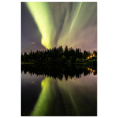 Nordlys ved Blomstertjønna