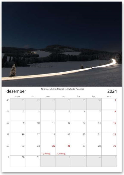 Veggkalender 2024