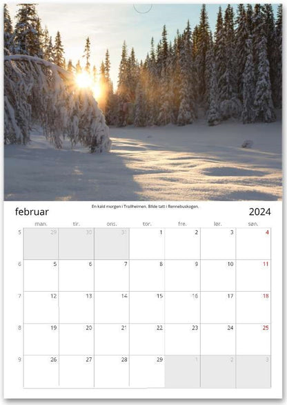 Veggkalender 2024