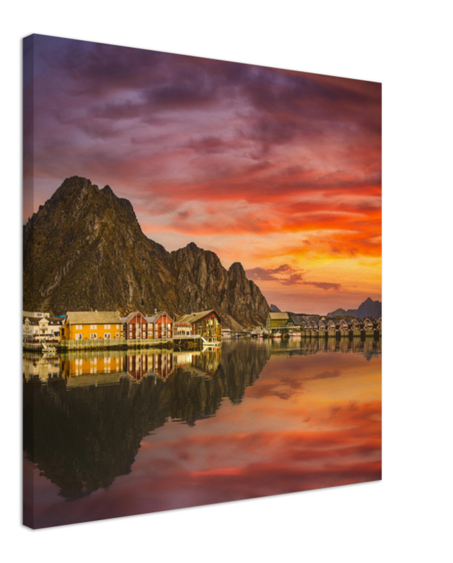 Lofoten Solnedgang