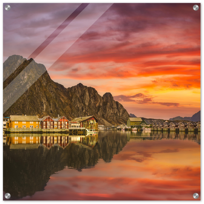 Lofoten Solnedgang